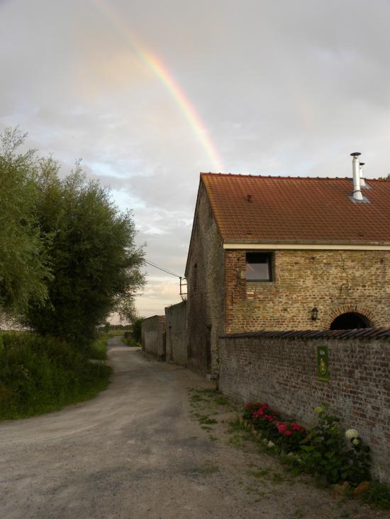 Arrivée aux gîtes...